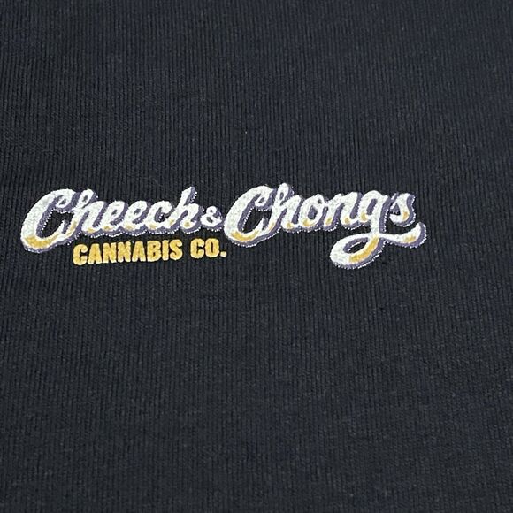 Cheech & Chong Shirt Men XXL 2XL Black Impala MUF DVR License Love Machine Movie - Picture 4 of 6